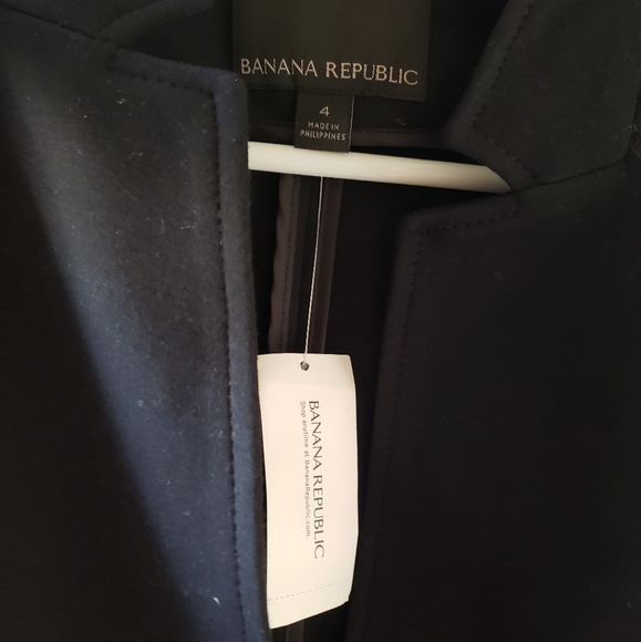 Banana Republic One Button Soft Blazer Size 4 NWT - Picture 4 of 7